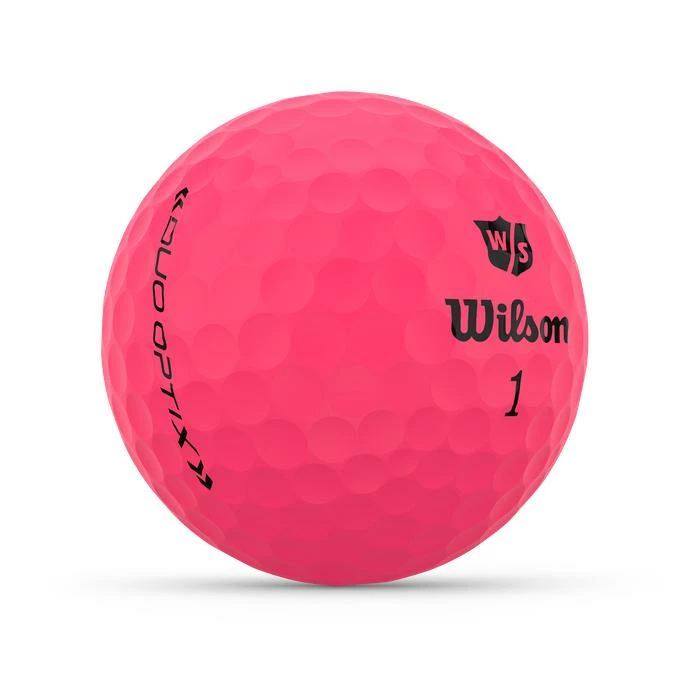Wilson Staff DUO Optix (12 Pack) Golf Balls - PINK - Image 2