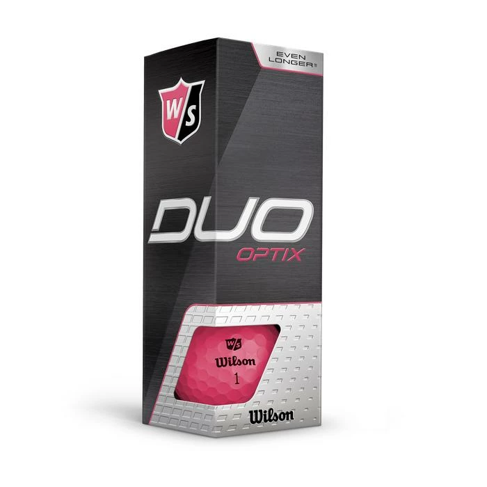 Wilson Staff DUO Optix (12 Pack) Golf Balls - PINK - Image 3