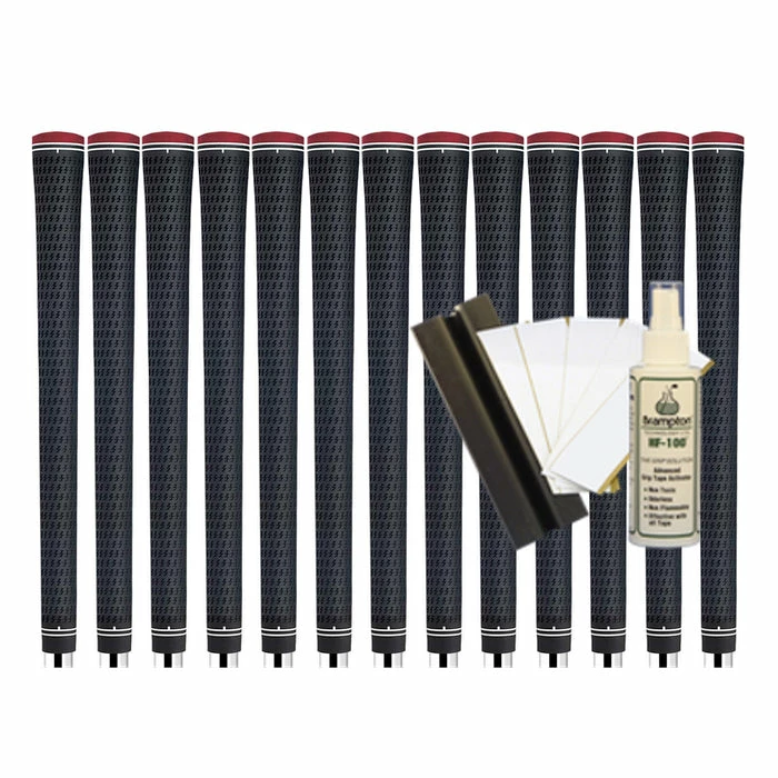 Lamkin Crossline 360 Midsize (13pcs + Golf Grip Kit) - Black