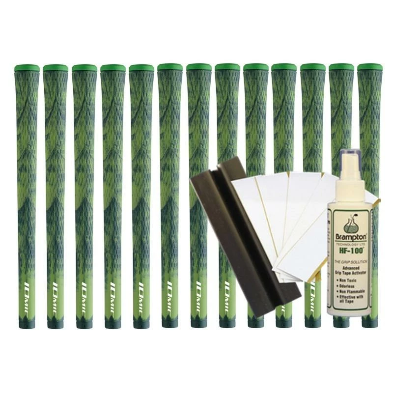Iomic Sticky Camo 2.3 - Green (13pcs + Golf Grip Kit)