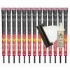Golf Pride MCC Plus4 *TEAMS* Standard Grip (Dark Red/Yellow) - 13pcs + Golf Grip Kit