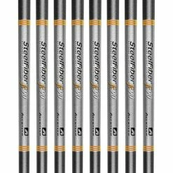 Aerotech SteelFiber Fc90 Parallel Iron Shaft (0.370" Tip) - 8pcs Bundle Set (#3-PW)